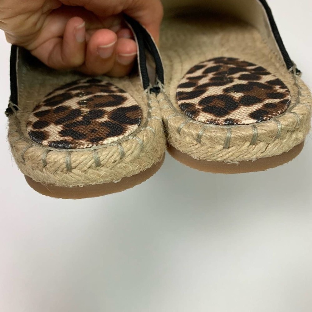 ANN Taylor Anastasia Leopard Espadrille Brown 7.5 - Picture 6 of 9